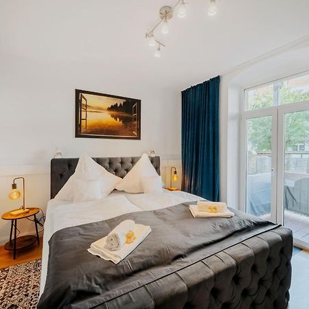 Blissplace 3 Zi Premium Apartment Nahe Getec Arena Mit Kingsize Betten Und Balkon Magdeburk Exteriér fotografie