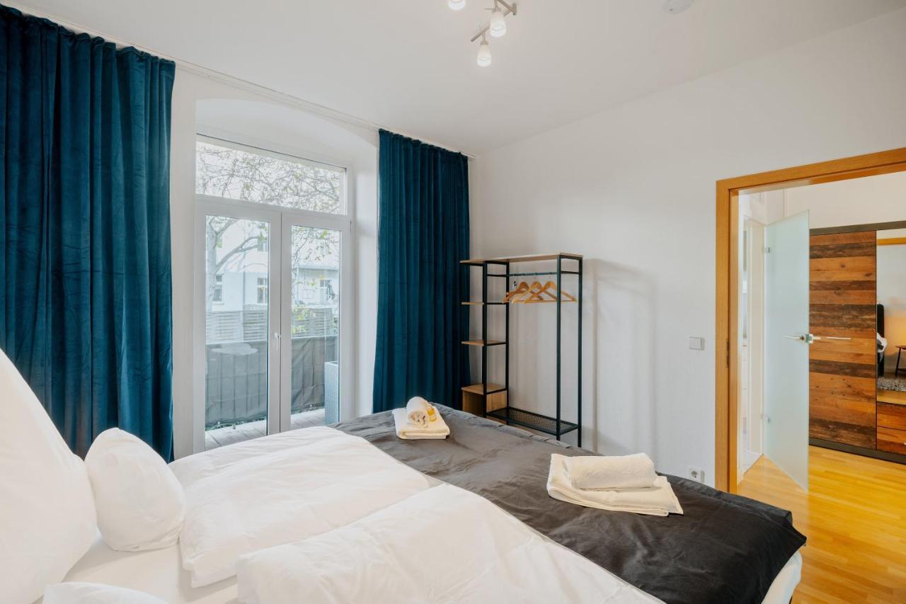 Blissplace 3 Zi Premium Apartment Nahe Getec Arena Mit Kingsize Betten Und Balkon Magdeburk Exteriér fotografie